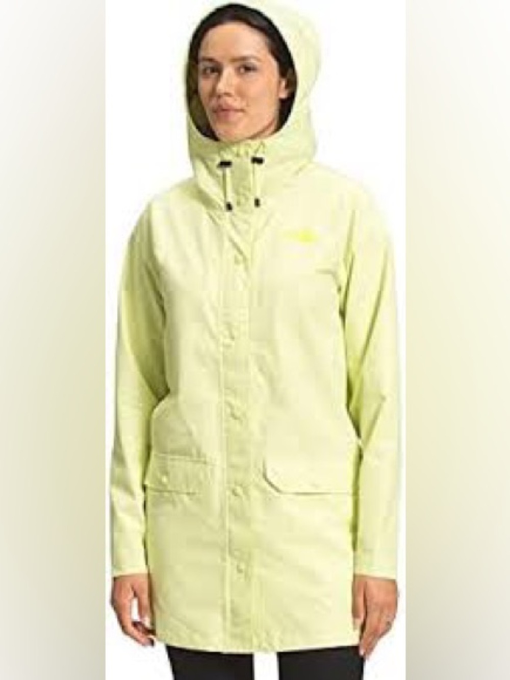 The North Face Women's Light Yellow Hooded Utility Jacket 1241